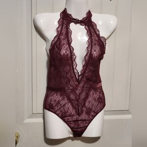 Victoria's Secret Red Lace Chemise Intimates